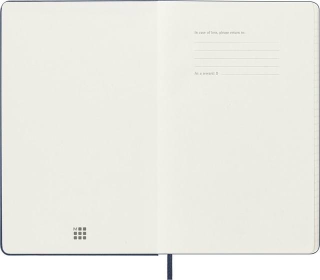 notebook, open notebook, blank notebook, lined page, spine bookmark
