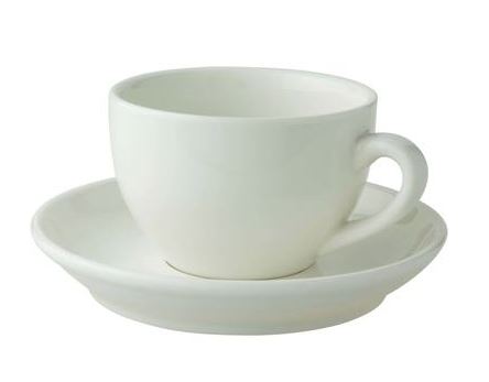 Kop en Schotel Palmer Robusta 18cl OffWhite 12 stuks