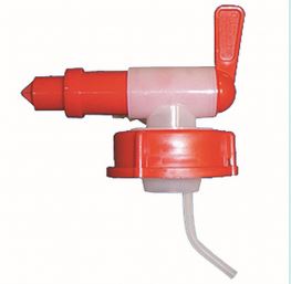 Ecolab Aftapkraan voor 10 ltrcan Rood