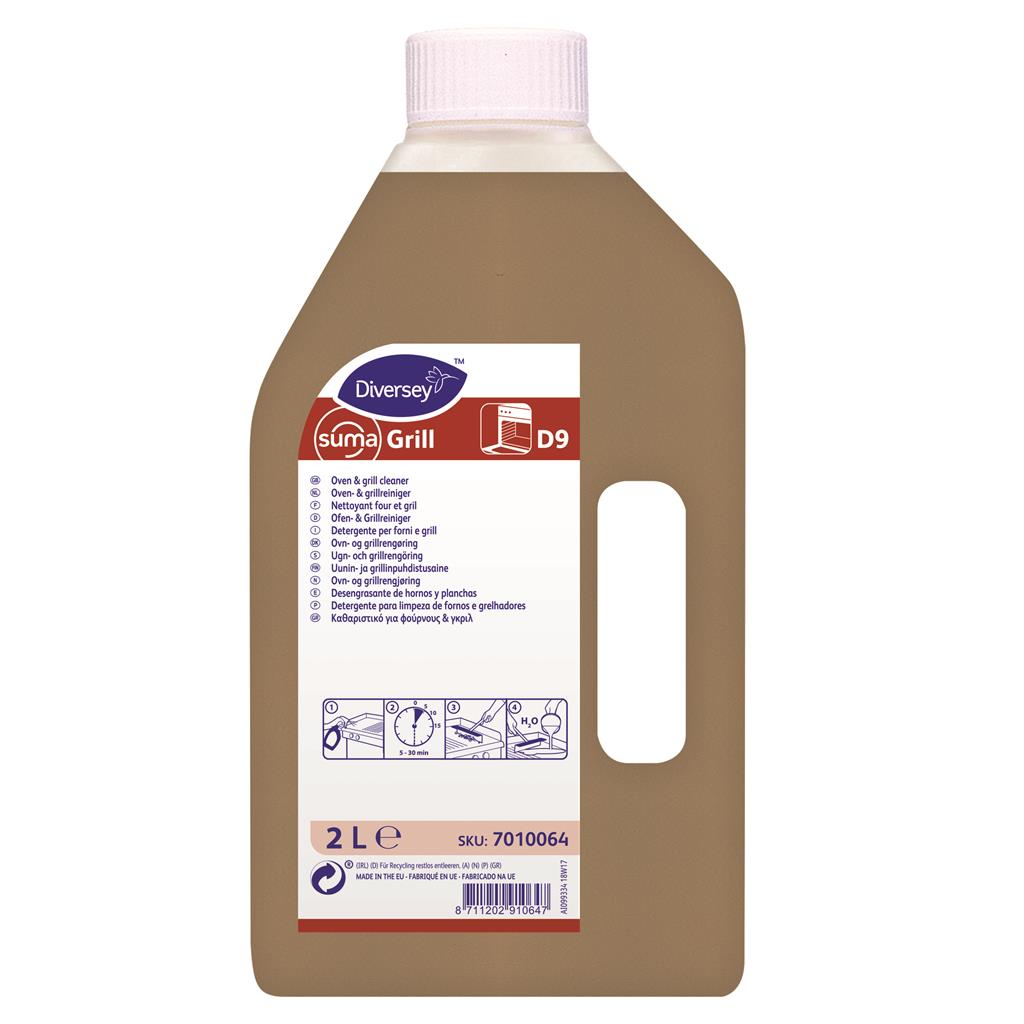 Diversey Suma Grill D9 Ontvetter 2ltr per stuk