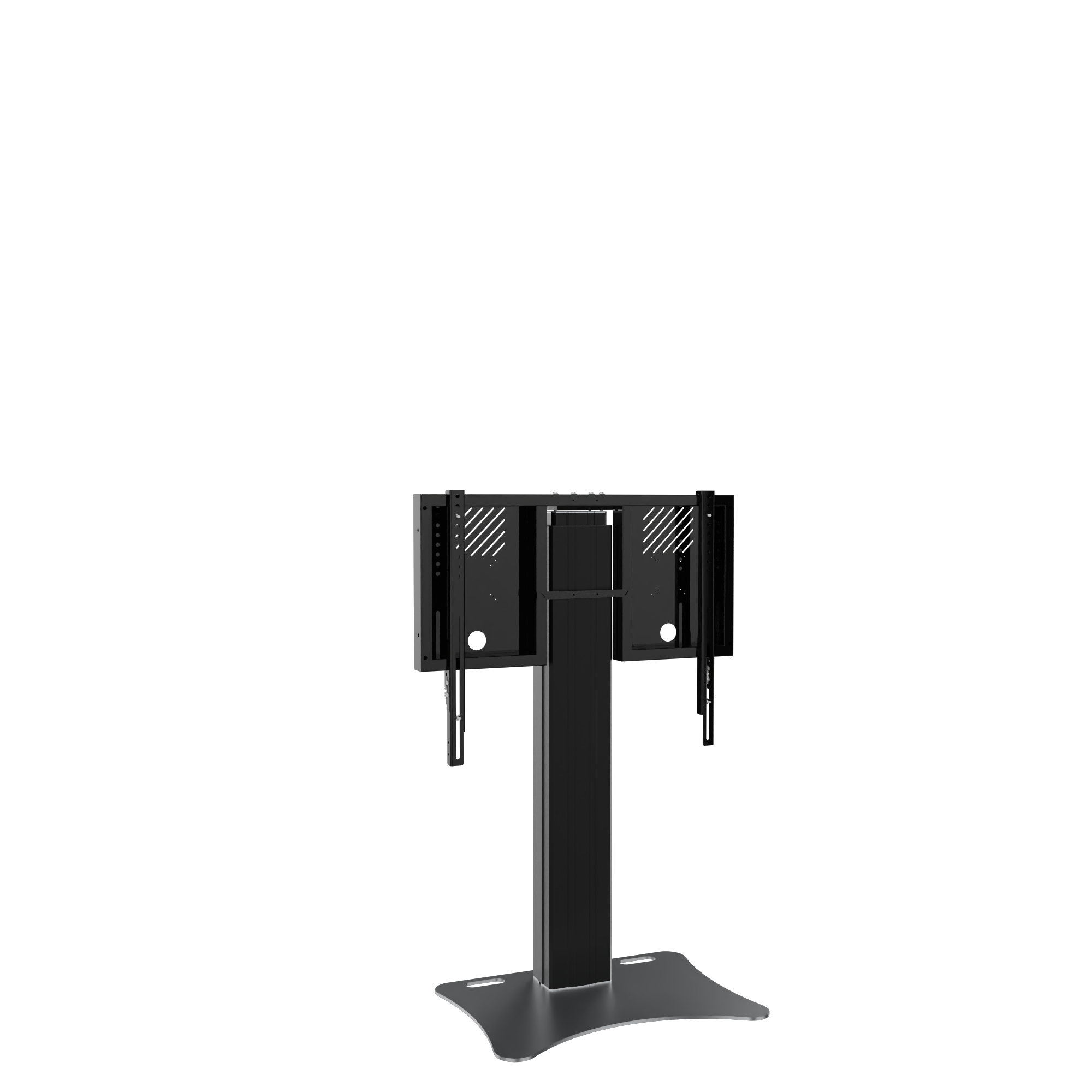 Elektrisch in hoogte verstelbare monitorstandaard en monitorbeugel, Lite serie met 90 cm slag