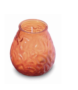 Kaars in glazen windlicht