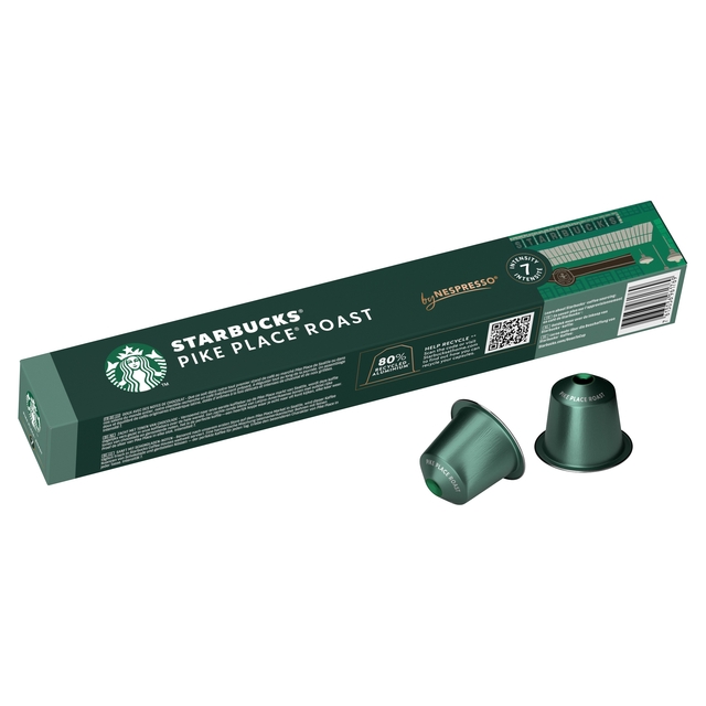 koffiecapsules, koffiebonen, pads, Starbucks, Pike Place Roast