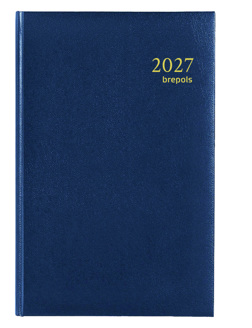 notitieboek, notitieblok, linnen, blauw, 2027