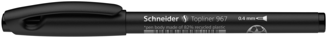 Fineliner Schneider Topliner 967 0.4mm zwart