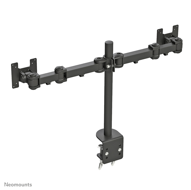 Monitorarm Neomounts D960D 2x10-27" met klem zwart