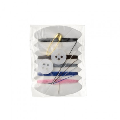 Sewing kit single packed in sachet doos 1000st