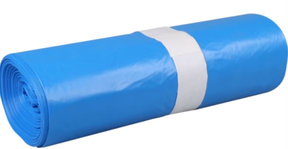 Afvalzak Powersterko 90x110cm Blauw T30 per rol 25 stuks