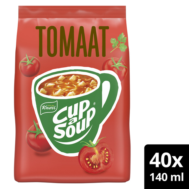 tomaat, tomatensoep, cup-a-soup, 40x, 140ml