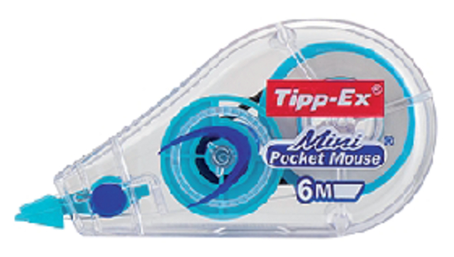 Correctieroller Tipp-ex mini pocket mouse 5mmx6m display à 30 +10 stuks gratis