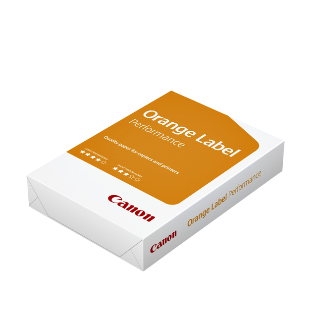 Kopieerpapier Canon Orange Label Performance A4 80gr wit 500vel