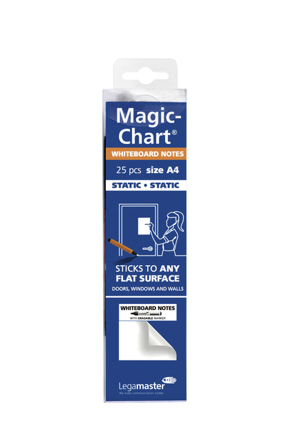 Magic-chart notes Legamaster whiteboard 20x30cm wit