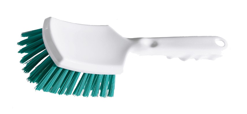 Handborstel met steel Hard Groen pak 2 stuks