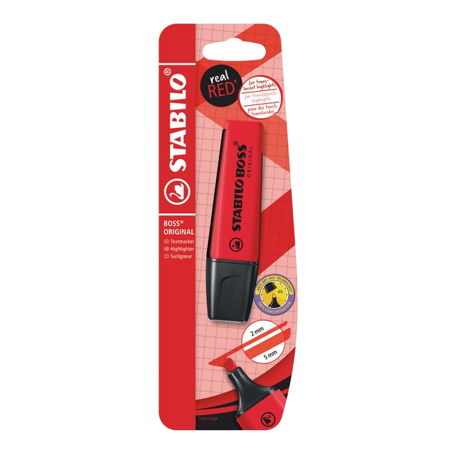 red_marker, highlighter, textmarker, 2 mm 5 mm, stabilo boss