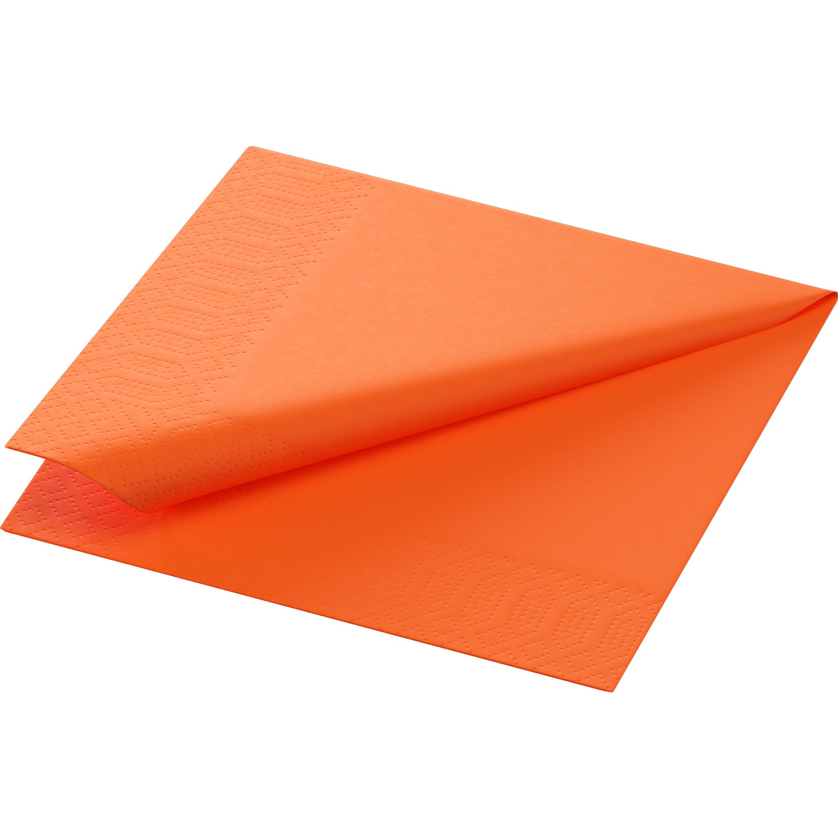Duni Servet 24x24cm 1_4 vouw 2 laags Orange doos 8x300 stuk