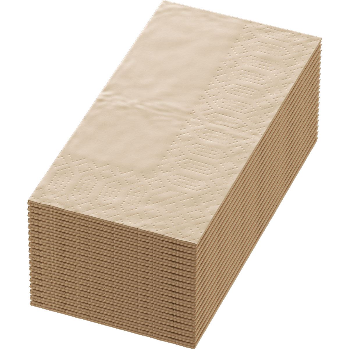 Duni Servet 33x33cm Bruin 1_8vouw 2lgs 4 x 300st