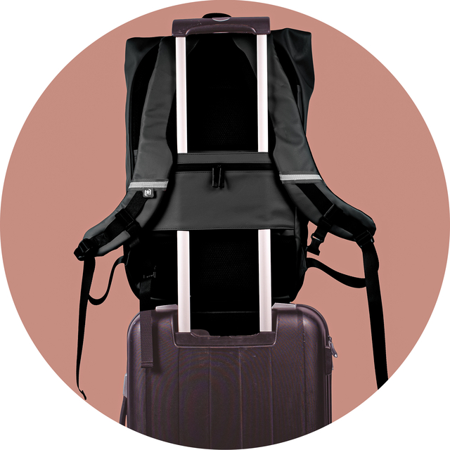 rugzak, vlieggezakt, rugzak met trolley, reistas combinatie, wandelrugzak