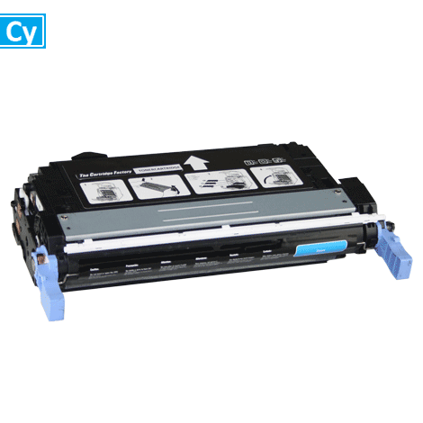 Huismerk Toner - HP 642A (CB401A) compatibel, cyaan