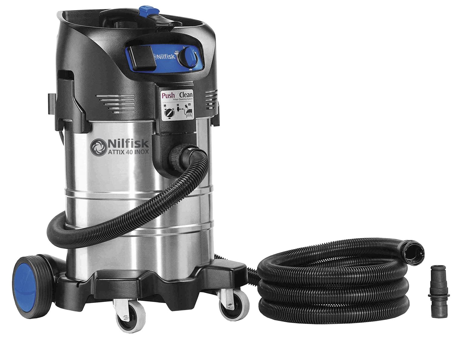 Nilfisk Attix 40-21 PC INOX Stof- en waterzuiger
