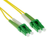 ACT 1,5 meter LSZH Singlemode 9/125 OS2  glasvezel patchkabel duplex met LC/APC8 connectoren