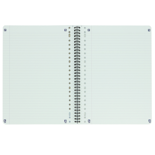 notitieblok, spiralkring, getailleerde pagina, notitieboek, ringband