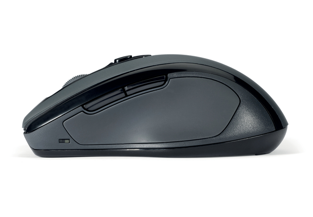 draadloze muis, computer muis, ergonomische vorm, zwarte kleur, scrollwiel