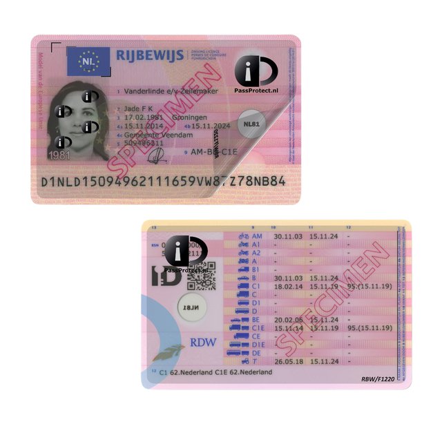 PassProtect voor rijbewijs