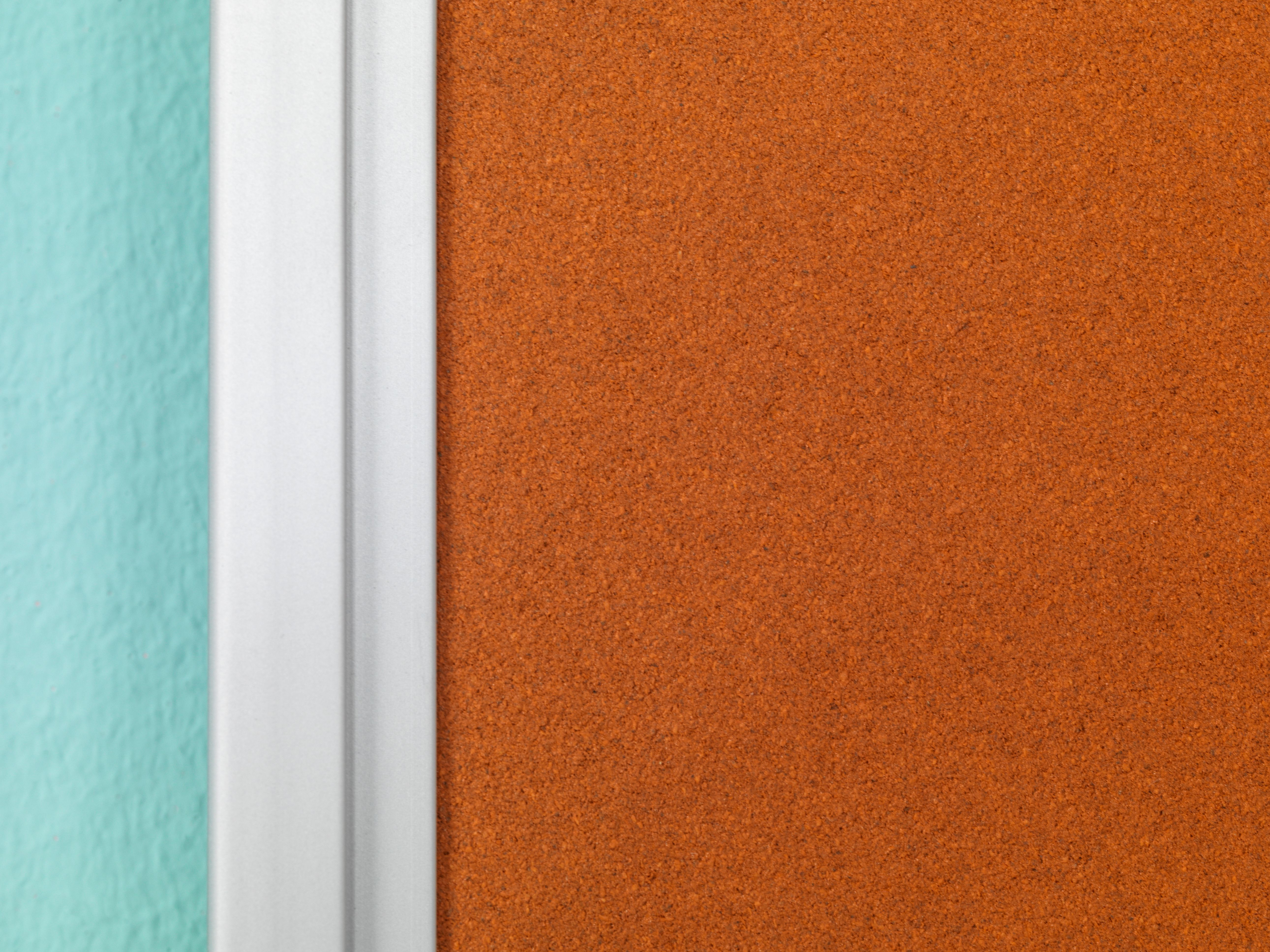 Prikbord Softline profiel 16mm, bulletin oranje - 120x240 cm