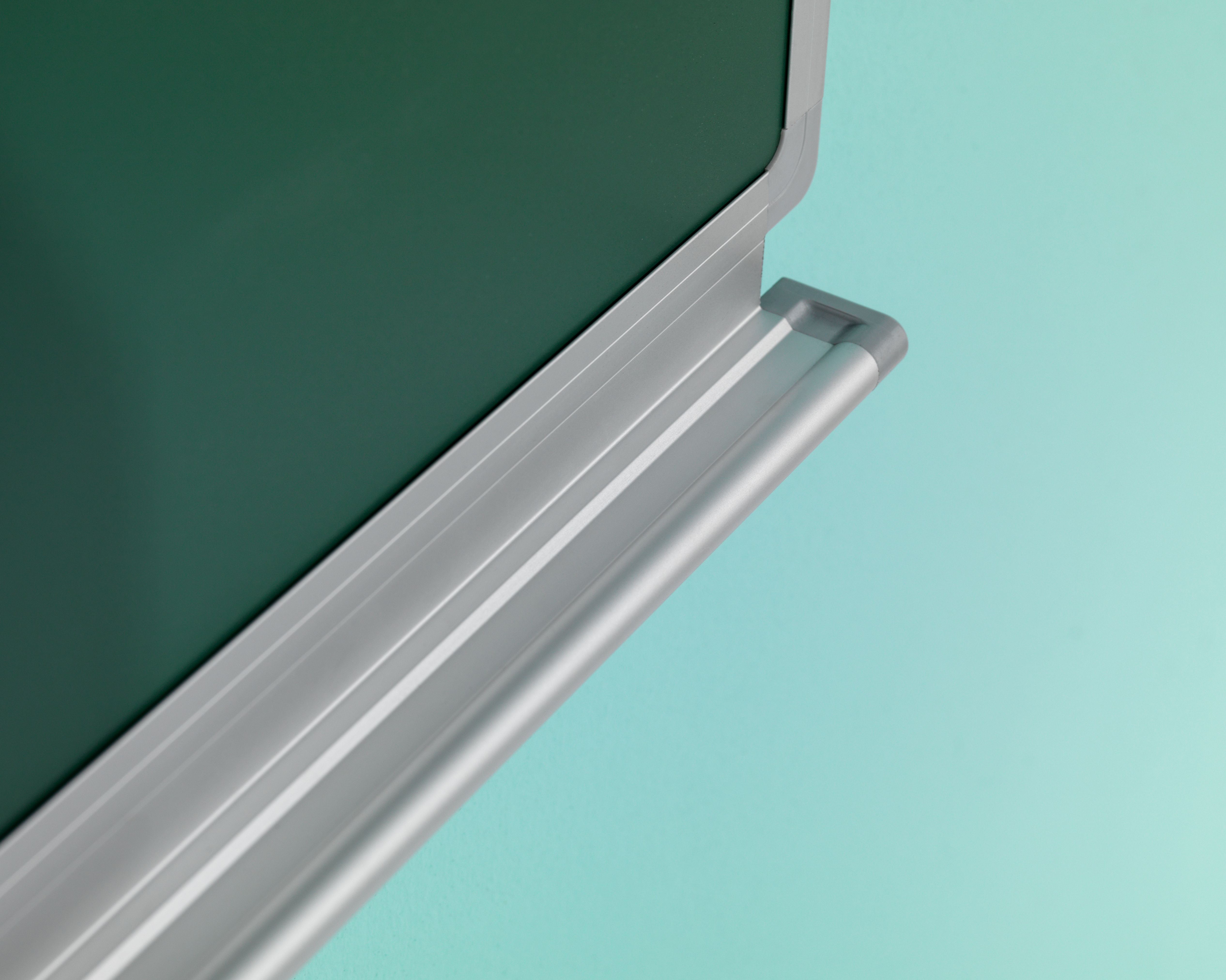 Schoolbord, krijt groen, Softline 19 mm - 100x200 cm