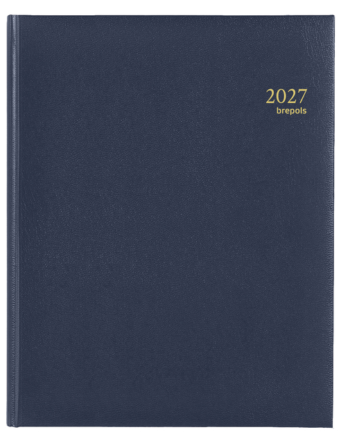 agenda, notitieboek, soft cover, blauw, 2027