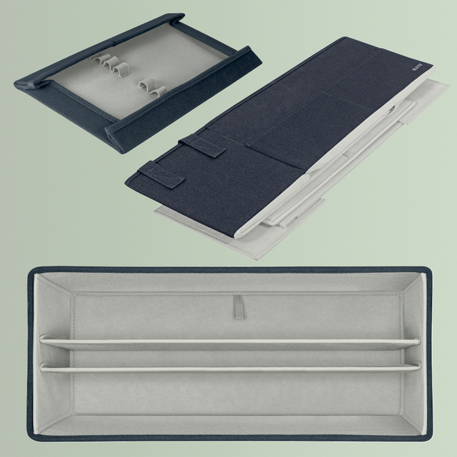 wallet, wallet organizer, fabric case, glide case, interior compartments