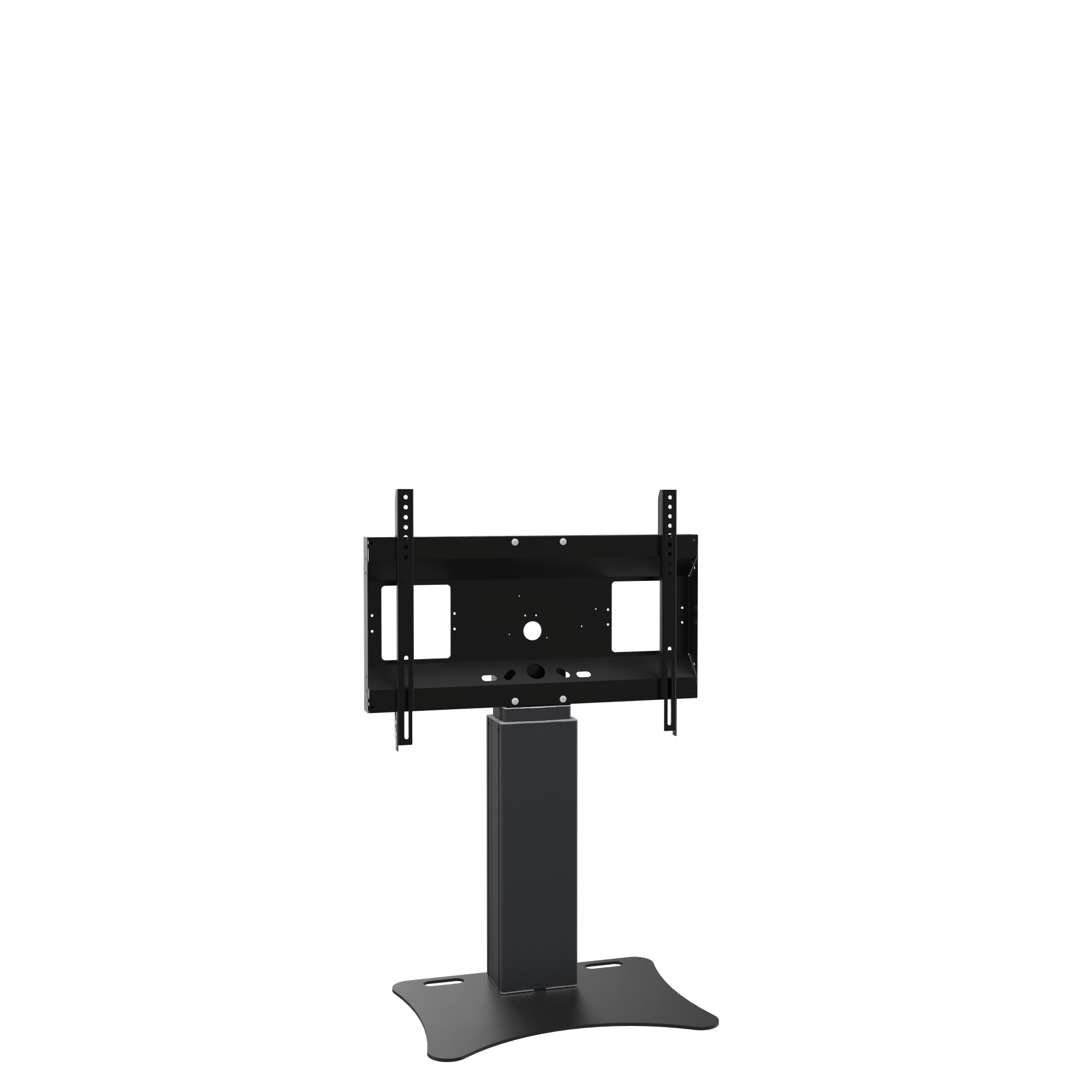 Elektrisch in hoogte verstelbare displaystandaard met 50 cm slag