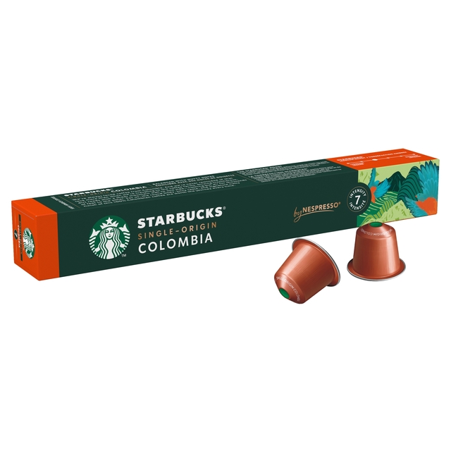 koffiecapsules, espresso, nespresso, Starbucks, Colombia