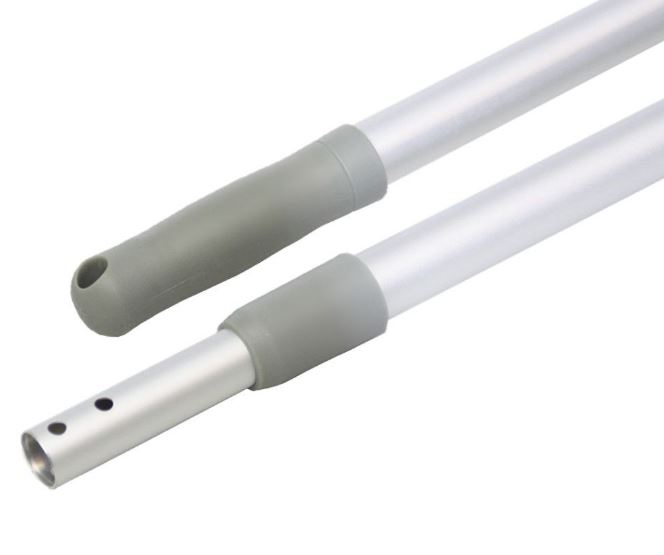 Telescoopsteel aluminium 100 -180cm 2 gaten per stuk