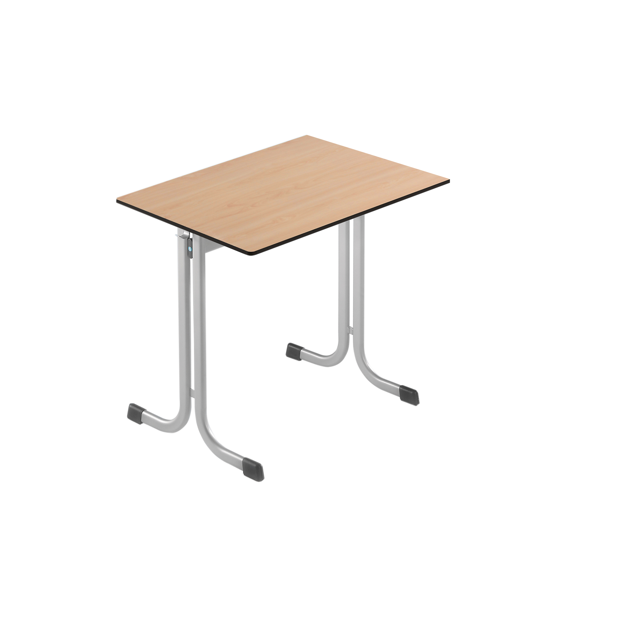 1-persoons leerlingtafel 70x55 cm MT50E-PU, melamine gecoat tafelblad met PU rand