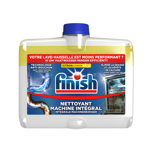 afwasmiddel, vaatwastafel, citroen, finis, machine-intégral