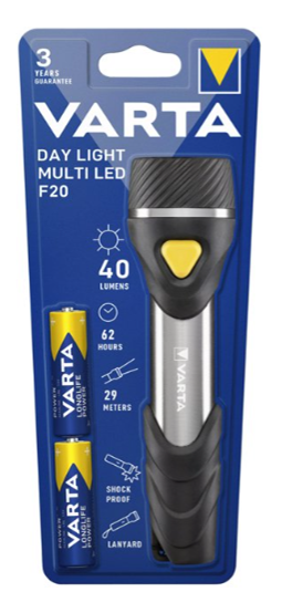 Zaklamp en reserve batterijen