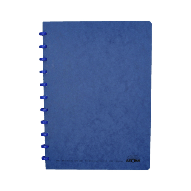 notebook, spiral-bound, blue, cover, A5