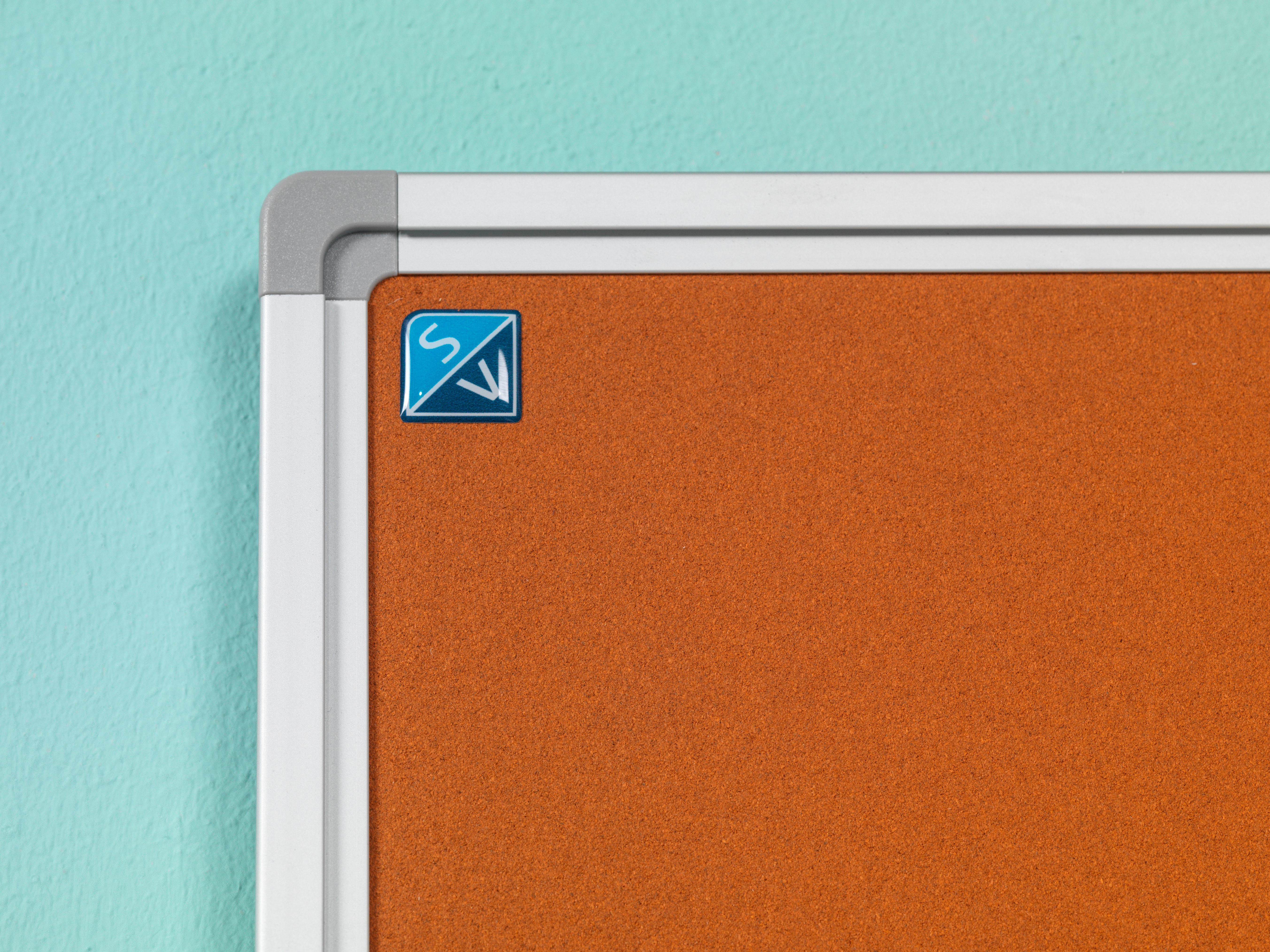 Prikbord Softline profiel 16mm, bulletin oranje - 120x240 cm