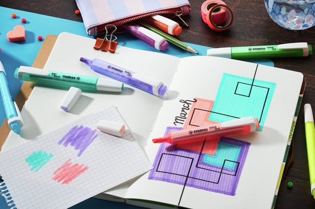 Markeerstift STABILO Swing cool 275/8 Wow assorti etui à 8 stuks