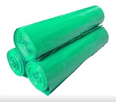 Afvalzak Powersterko Recy 70x110cm Groen T30 15x20st