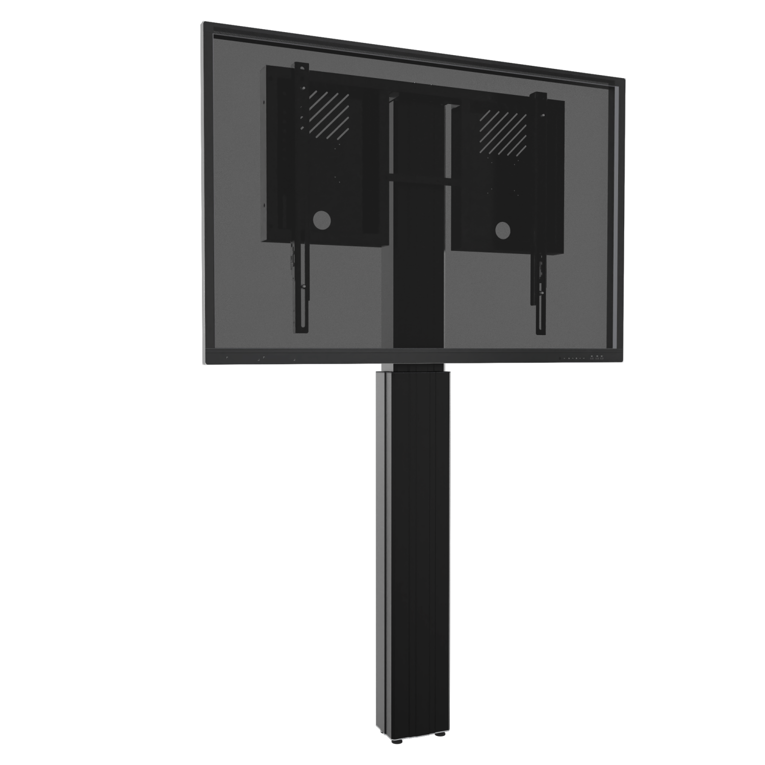 Elektrisch in hoogte verstelbare TV en monitor muurbeugel, Lite serie met 70 cm slag