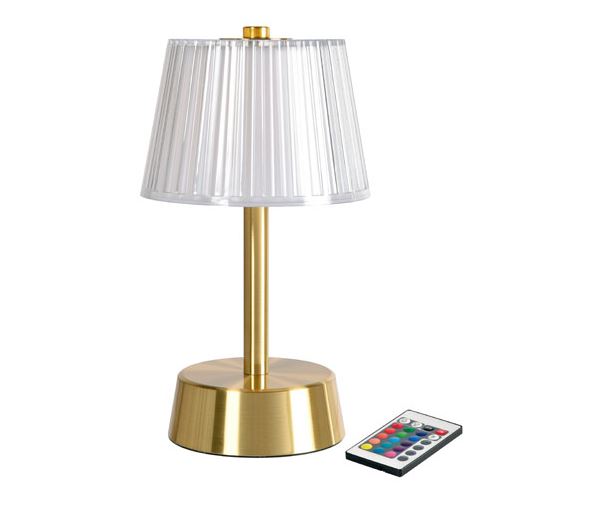 Duni LED Lamp Cordless Jay 22x12cm 18u Gold doos 6st