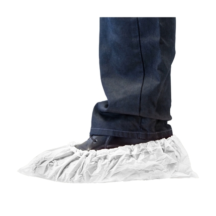 Schoenovertrek PE70 micronon wit doos 1000 st