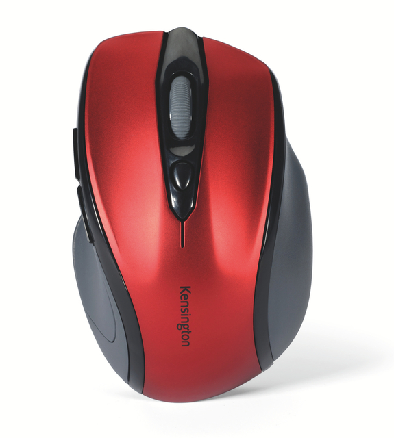 muis, draadloze, laser, kinkelloze, rood/zwart