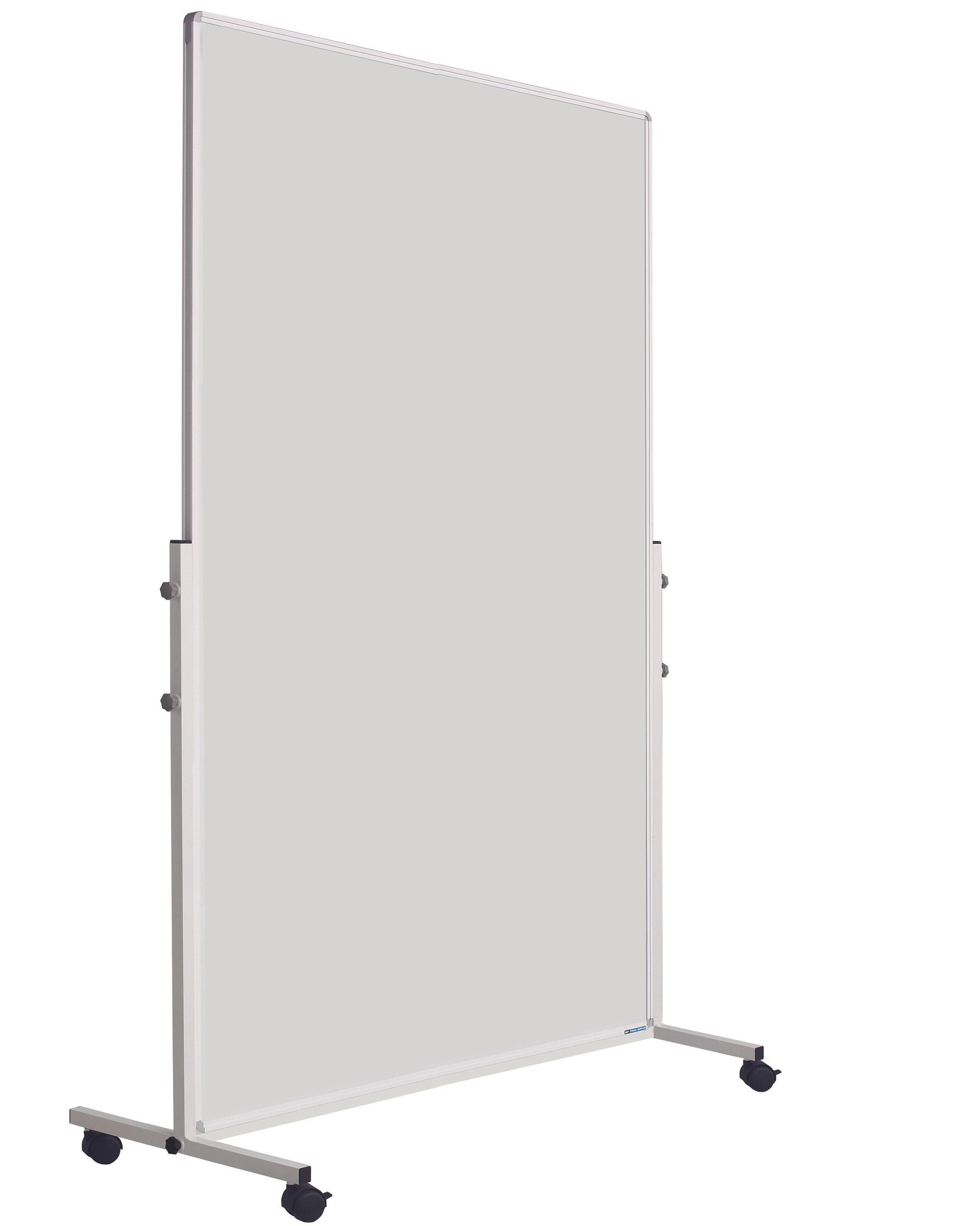 Smit Visual mobiel whiteboard, gelakt staal wit - 180x120 cm