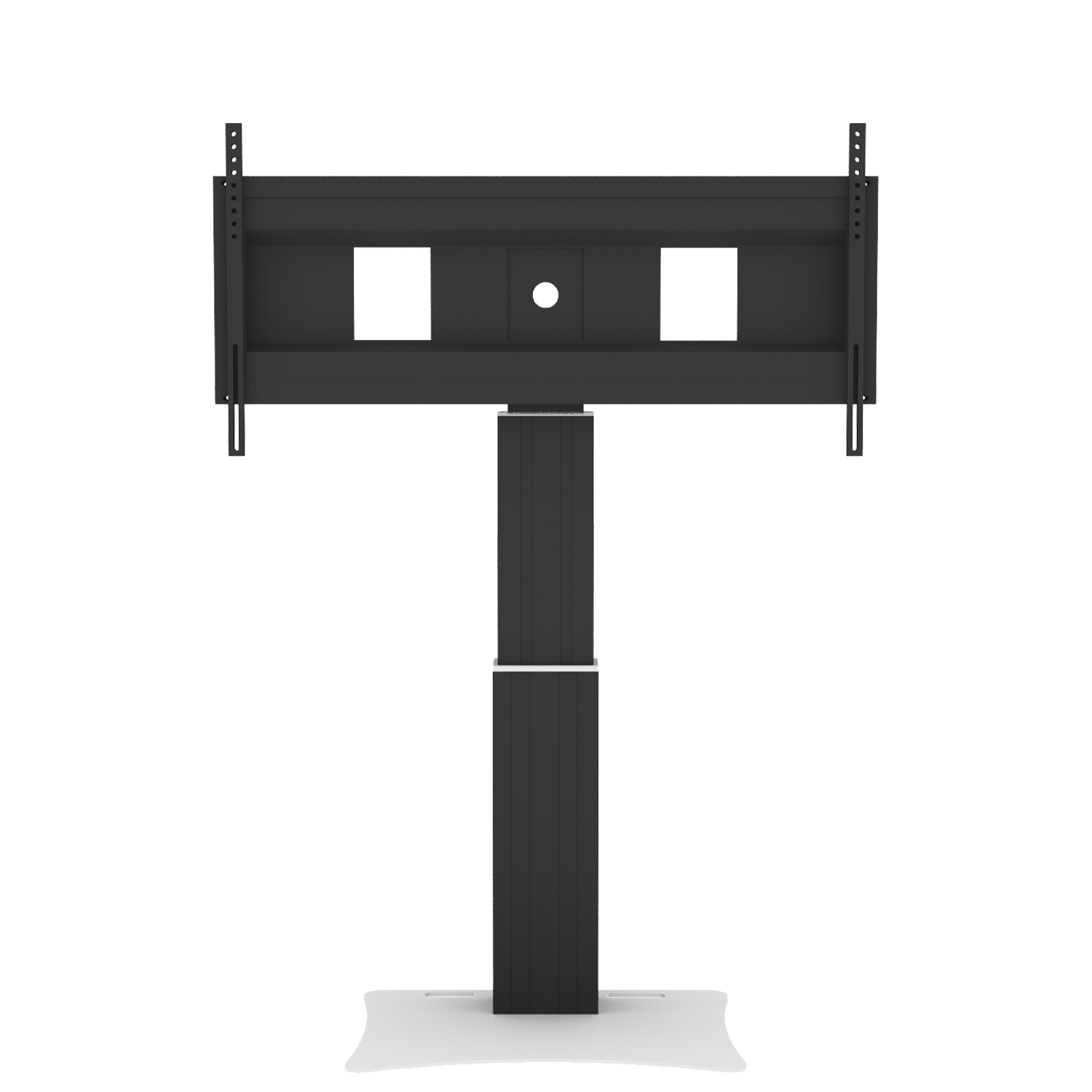 Elektrisch in hoogte verstelbare XL monitorstandaard, 50 cm slag