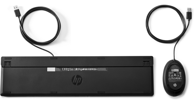 Toetsenbord + muis HP 320MK Qwerty zwart