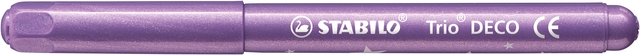 Viltstift STABILO Trio deco metallic assorti etui à 8 stuks
