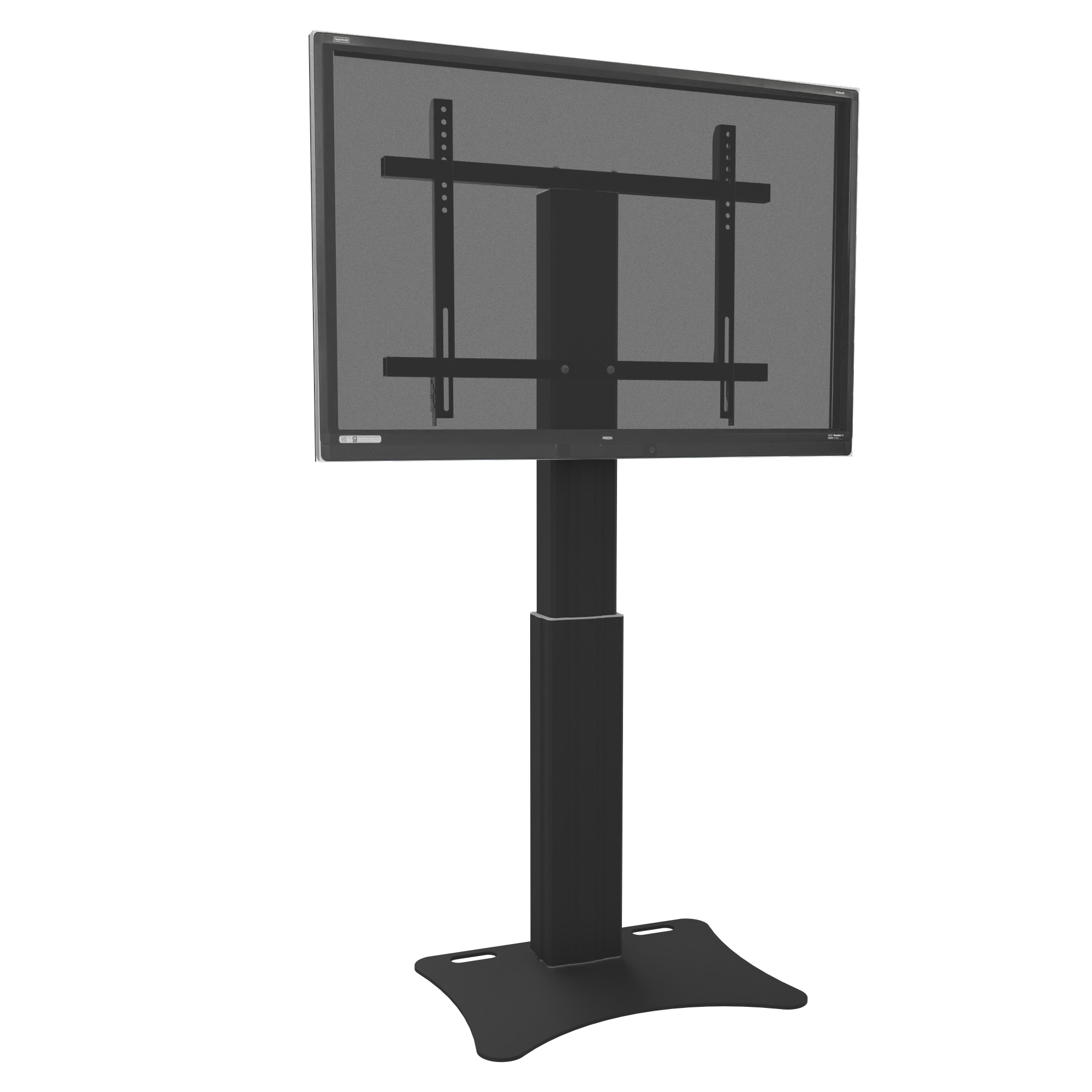 Elektrisch in hoogte verstelbare TV en monitor muurbeugel, Lite serie met 50 cm slag